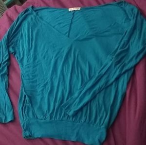 American Rag Women's Long Sleeve Off-Shoulder Top